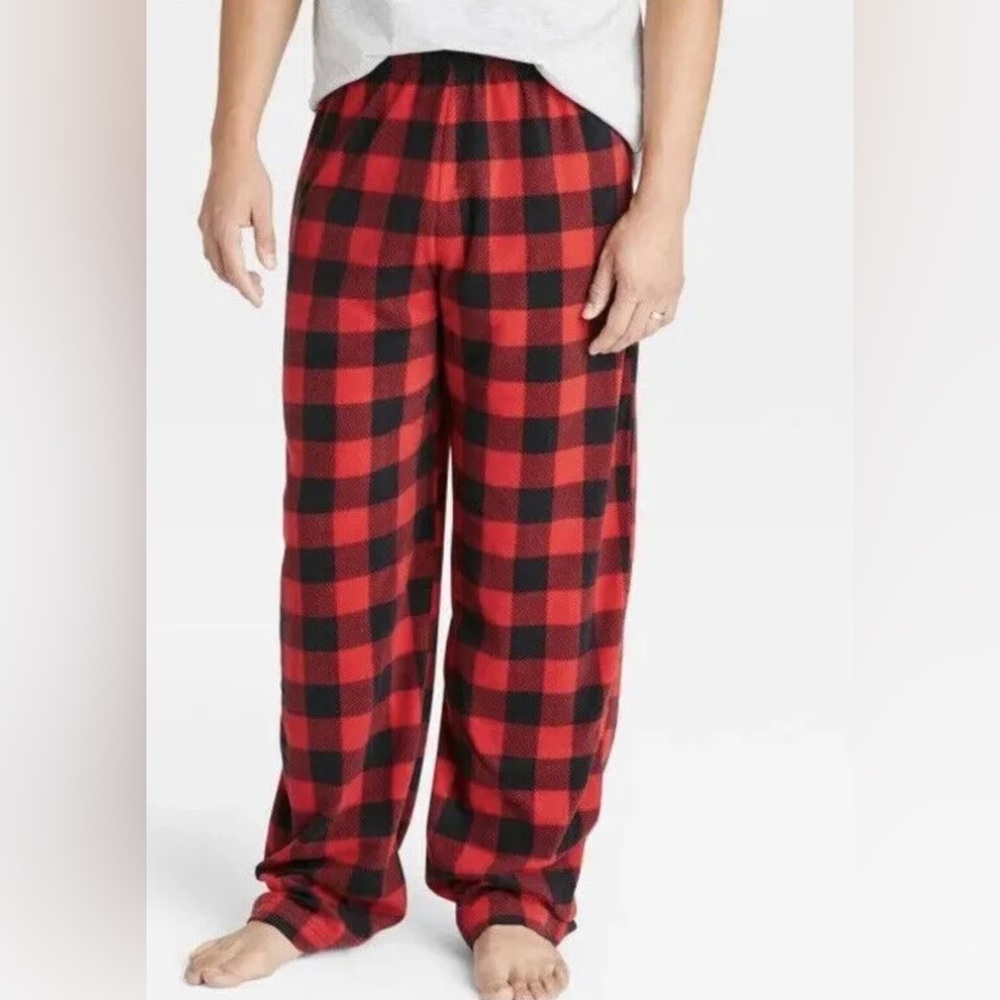 Plaid Fleece Men’s Pants